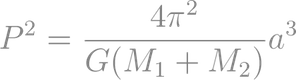 Kepler's Third Law - General Form