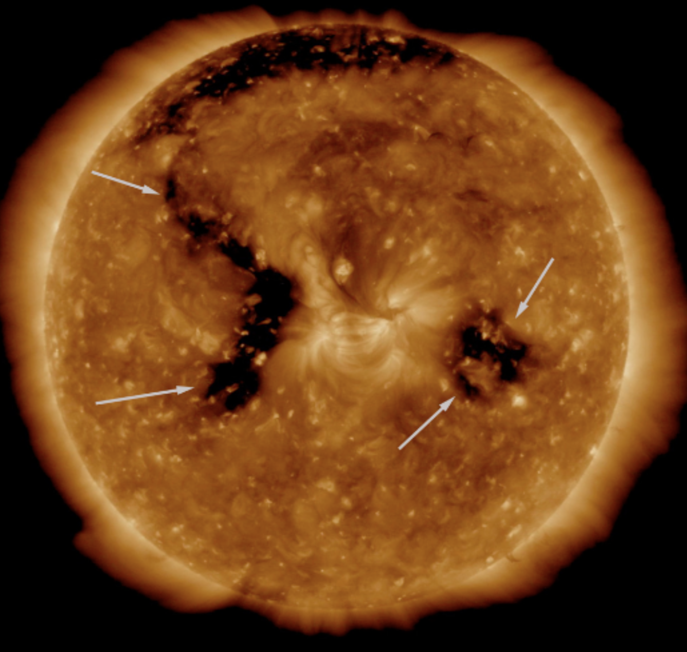 Solar coronal holes