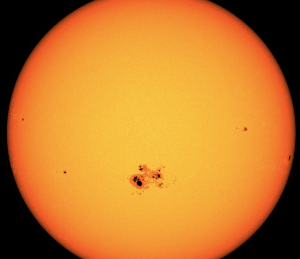 Solar sunspots