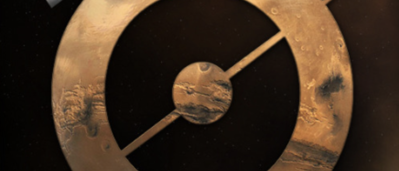 An image of the Martian terrain is superimposed with the Zooniverse logo and an image of the Mars Reconnaissance Orbiter.