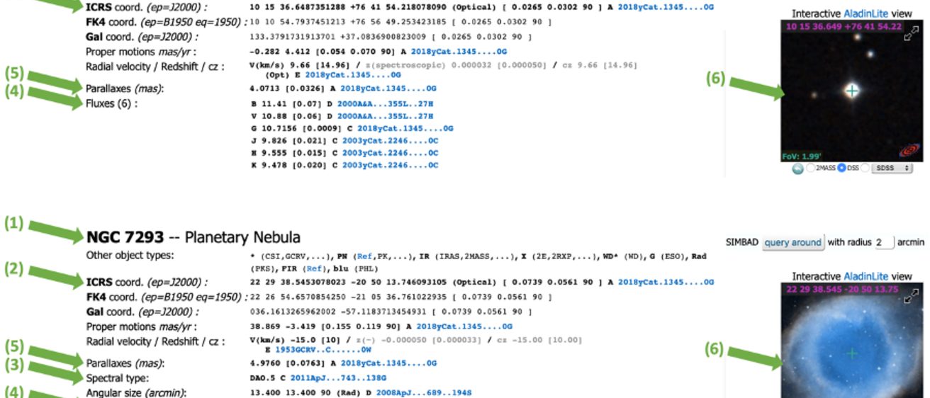 simbad_infoanddata.png SIMBAD object information and data